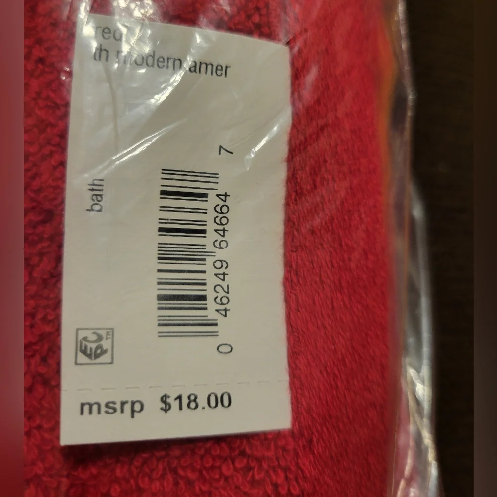 Tommy Hilfiger Modern American 3-PC Red Towel Set